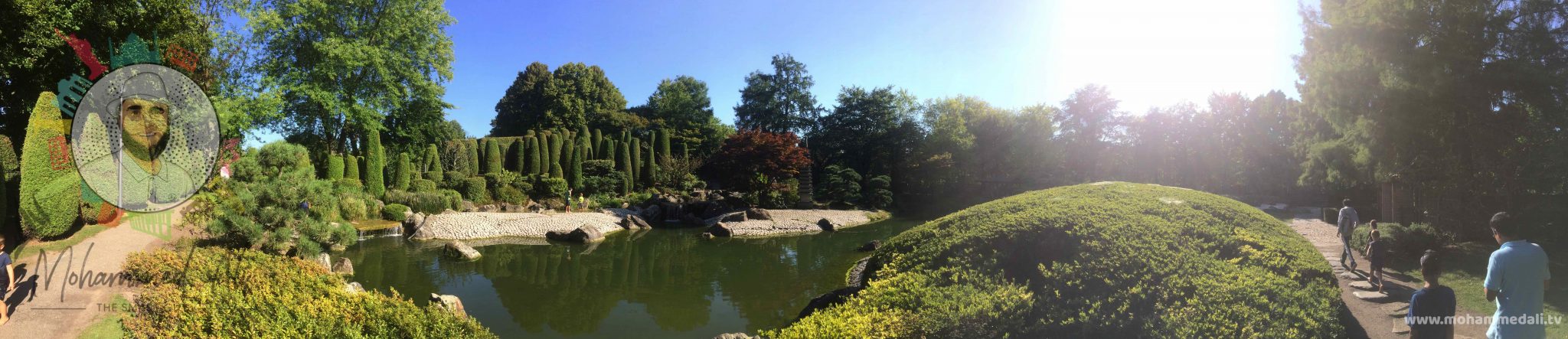 Amazing Japanese Garden in the Bonner Rheinaue in Germany