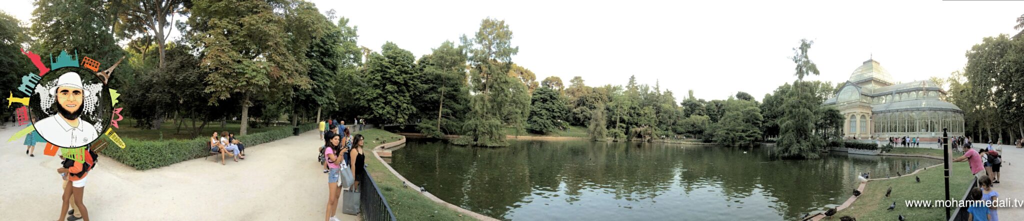 Panoramic 1 Palacio de Cristal Madrid