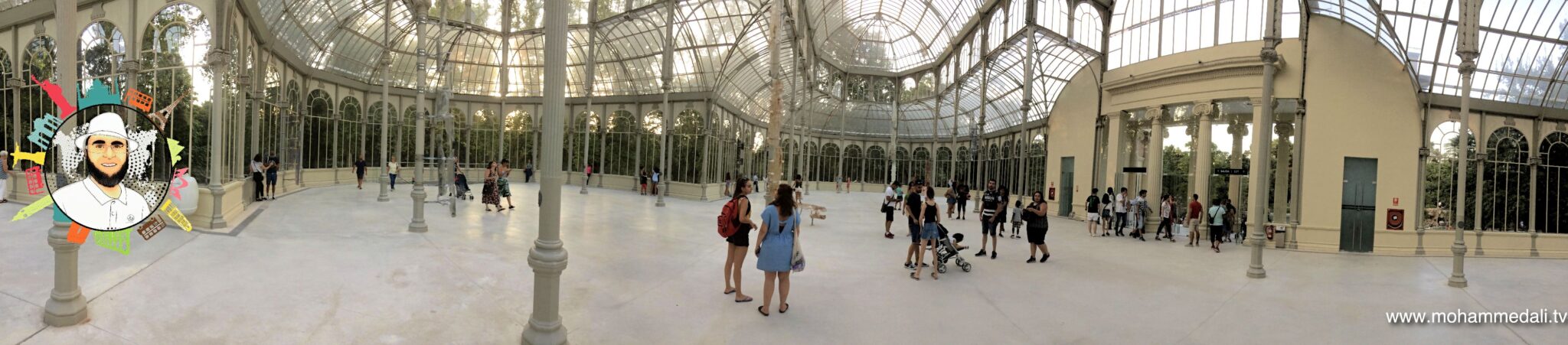 Panoramic 2 Palacio de Cristal Madrid